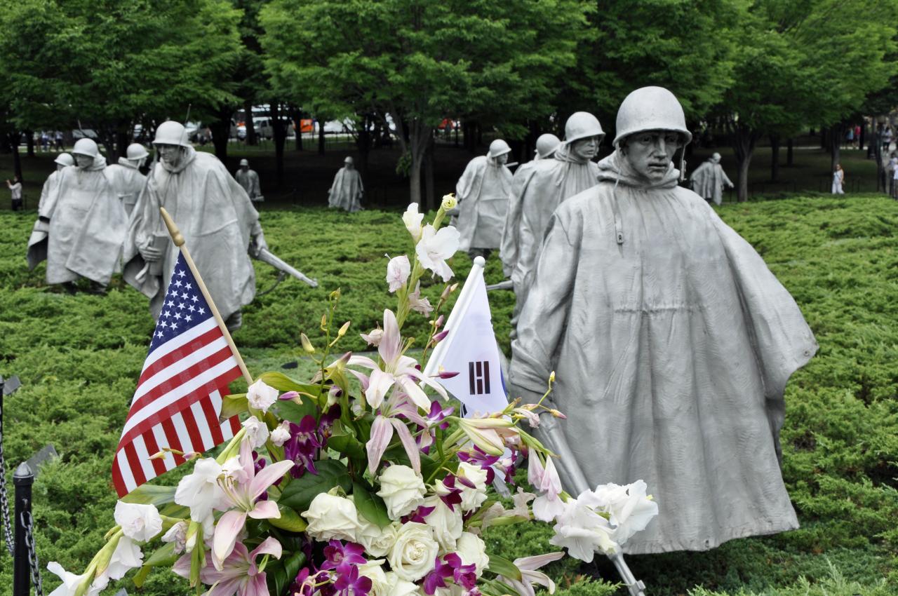Korean  war veterans memorial