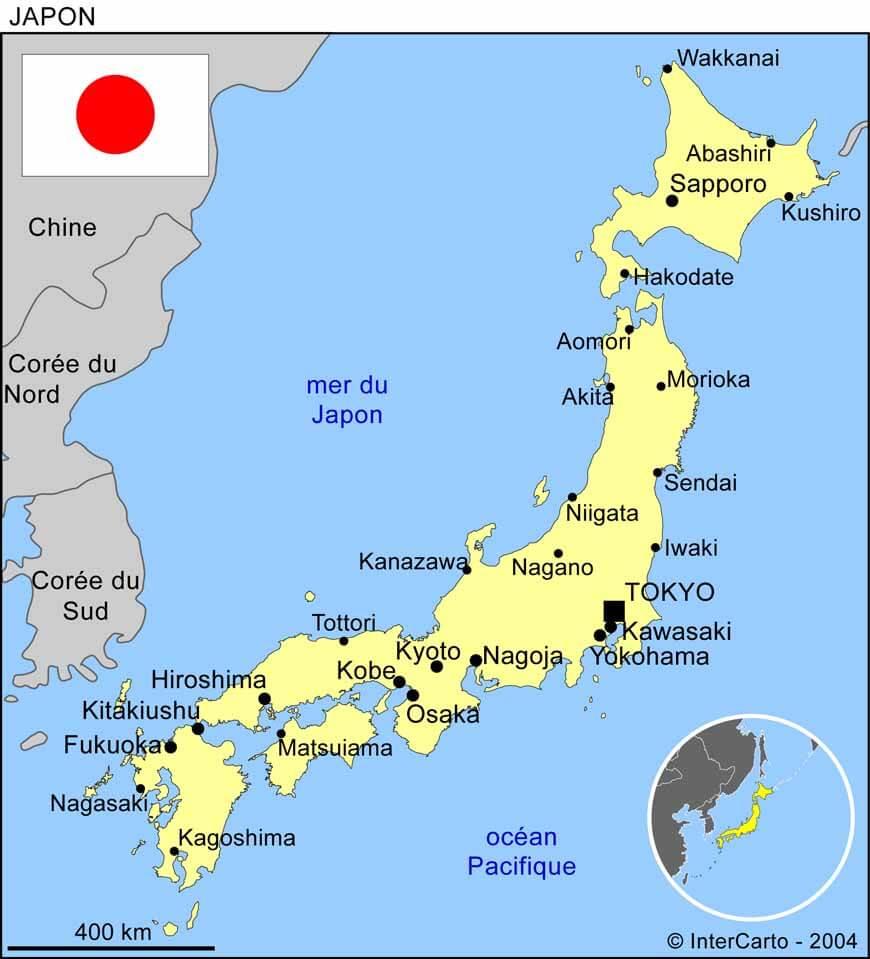 Carte japon